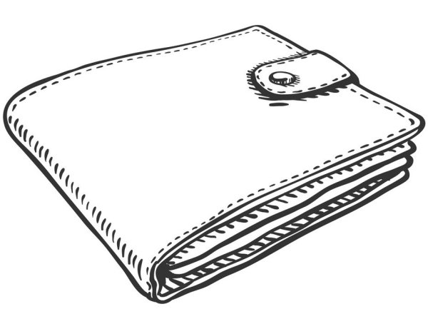 Эскиз кошелька