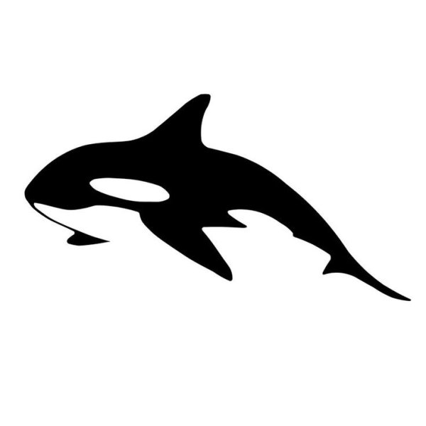 Касатка силуэт