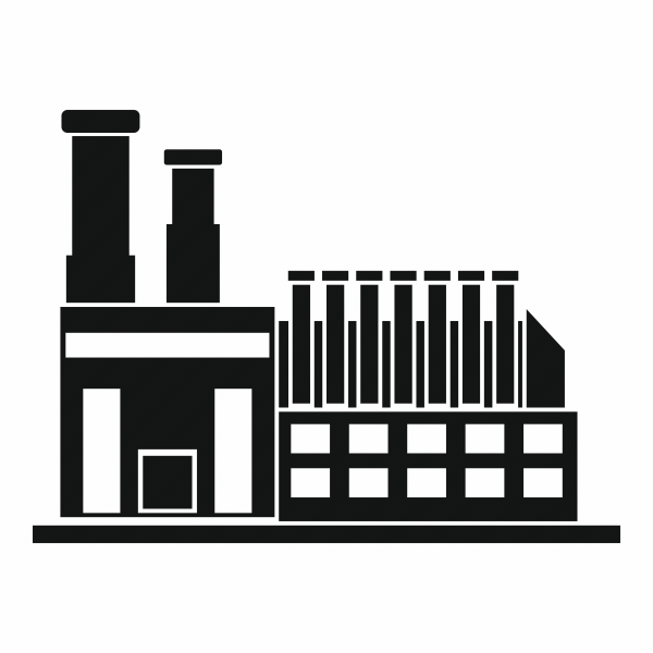 Завод черно белый