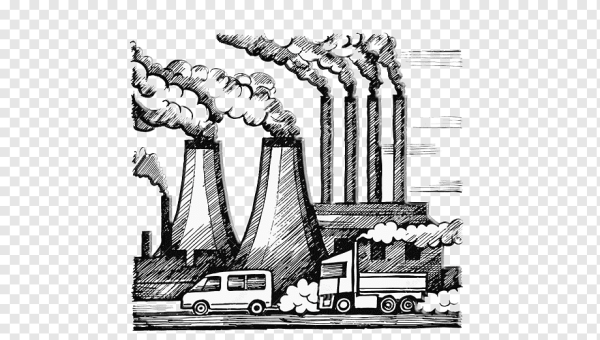 Загрязнение воздуха рисунок