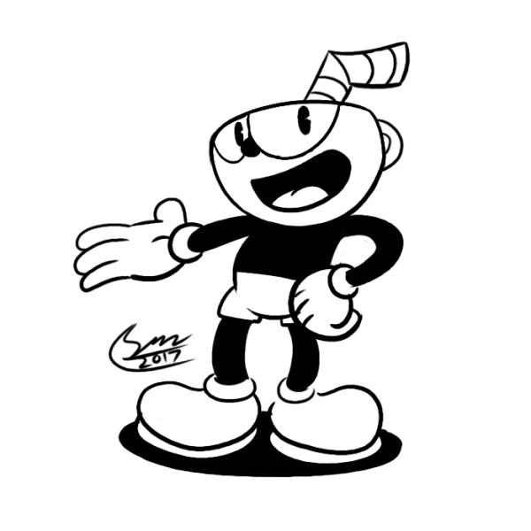 Cuphead чб