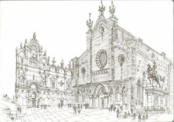 Троицкий собор в Санкт-Петербурге скетчи