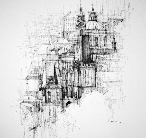 Архитектура в стиле Графика