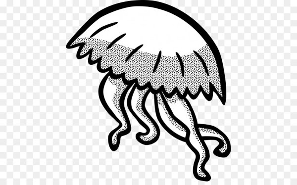 Медуза силуэт