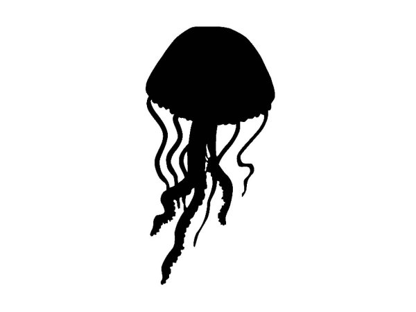 Медуза силуэт