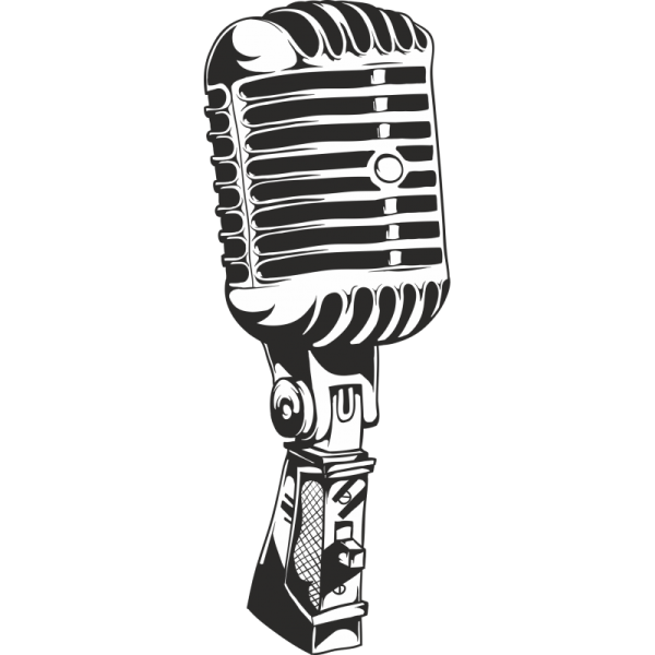 Микрофон настольный ретро