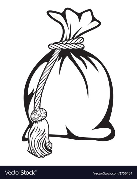 Мешочек раскраска