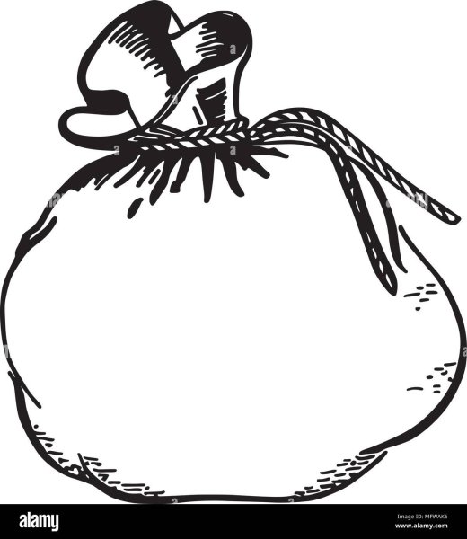 Мешок раскраска