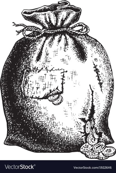 Мешок с зерном вектор