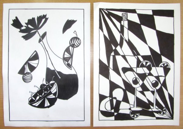 Ахроматический контраст картины Пикассо