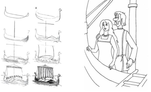 Садко раскраска