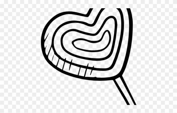 Леденец черно белый