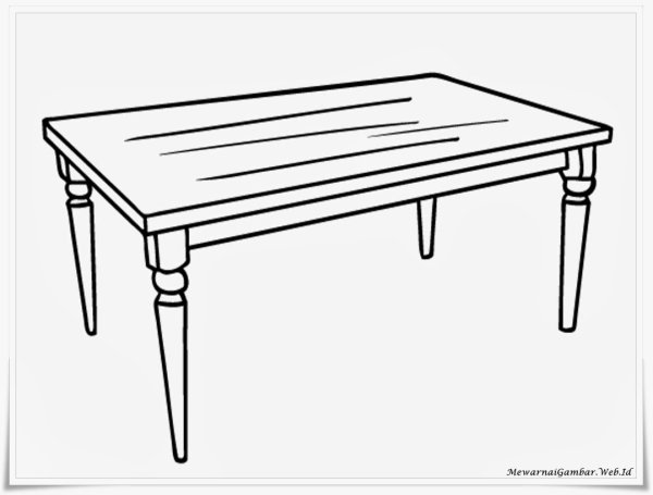 Стол раскраска