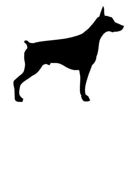 Пинчер силуэт