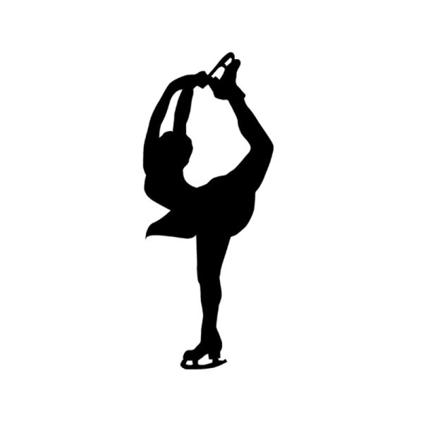 Фигуристка вектор