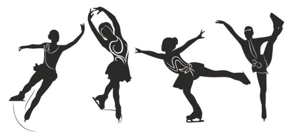 Силуэт фигуристки