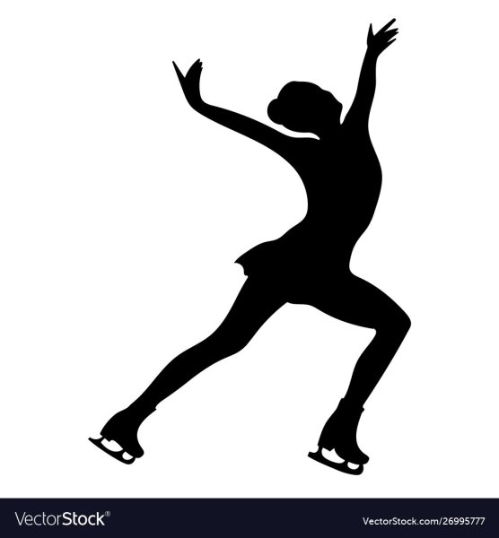 Силуэт фигуристки