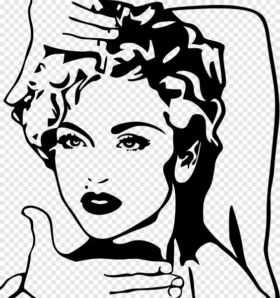 Мадонна певица вектор