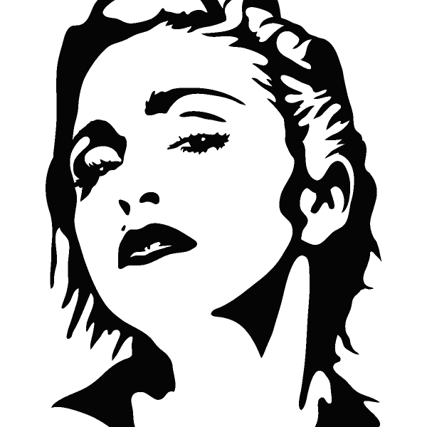 Мадонна певица вектор