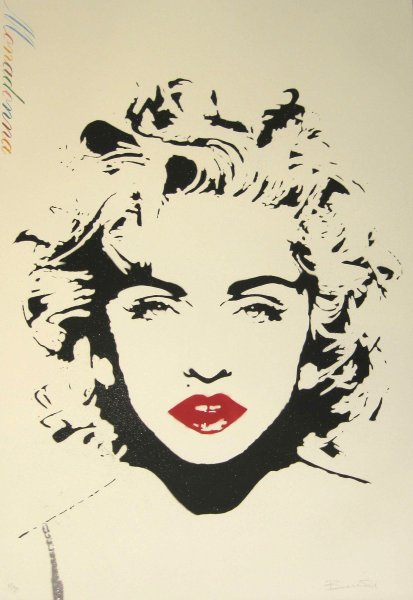 Мадонна певица вектор