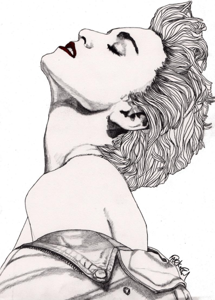 Мадонна рисунок