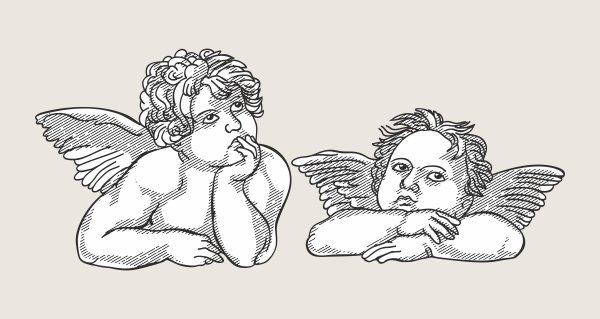 Рафаэль Санти херувимы