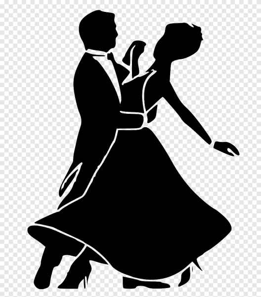 Силуэт танцующей пары