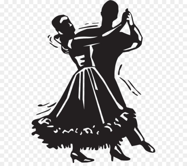 Силуэт танцующей пары