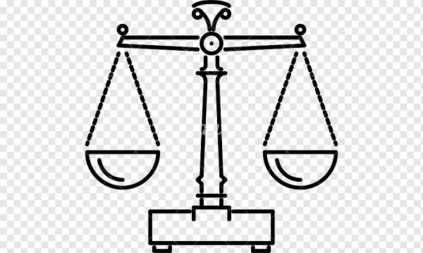 Чашечные весы на белом фоне