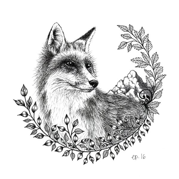 Лиса для выжигания