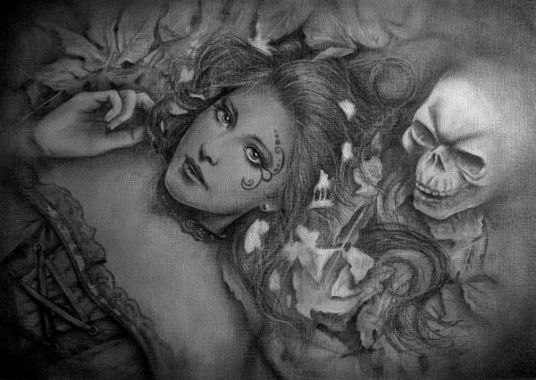 Рисунки карандашом фэнтези