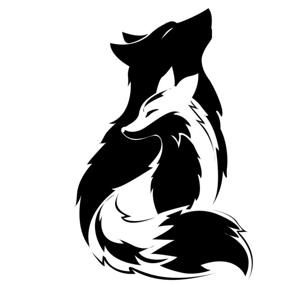 Гравировка лиса