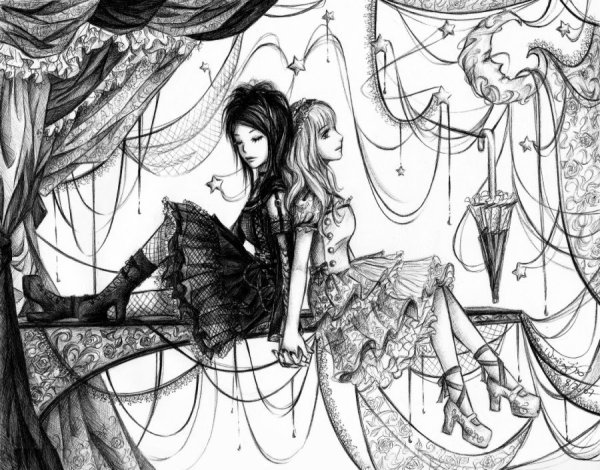 Готические рисунки