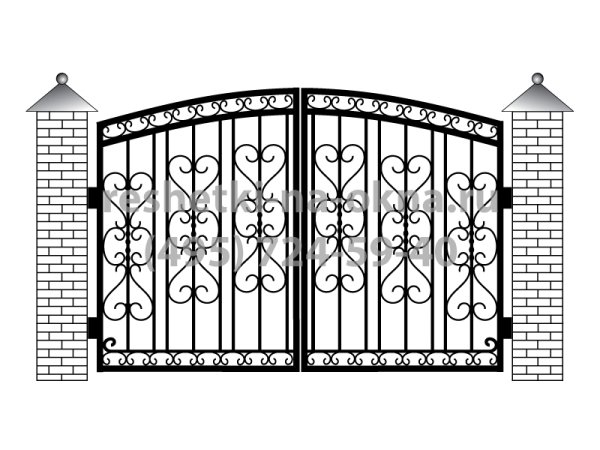 Ворота раскраска для детей