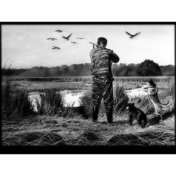 Охотничьи пейзажи для гравировки