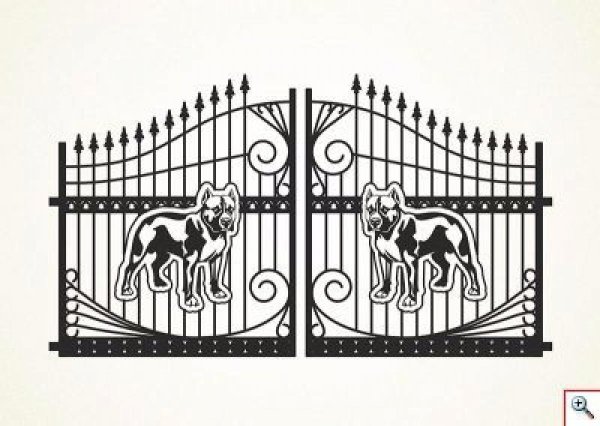 Ворота рисунок