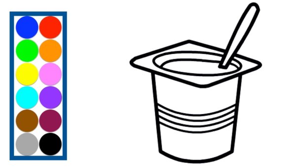 Йогурт рисунок