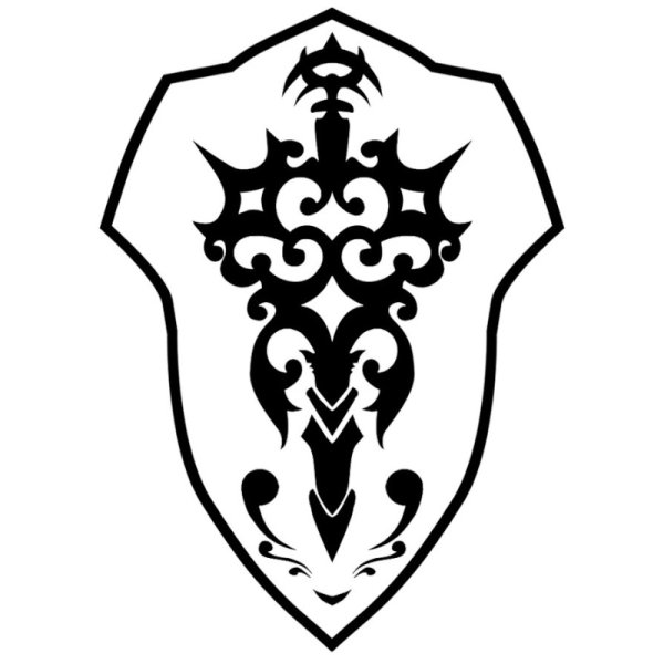 Узоры на щитах рыцарей