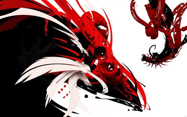 Красно черный арт