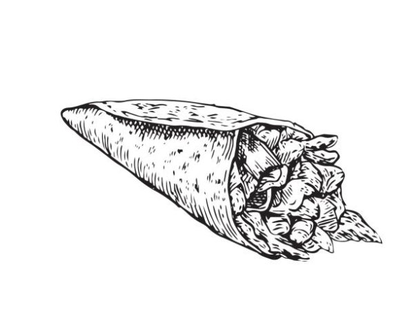 Шаурма вектор