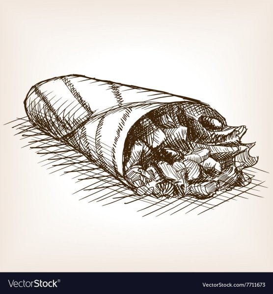 Шаурма эскиз
