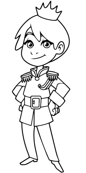 Раскраска Рапунцель Максимус