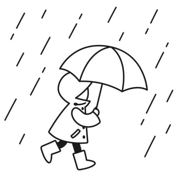 Раскраска явления природы для детей