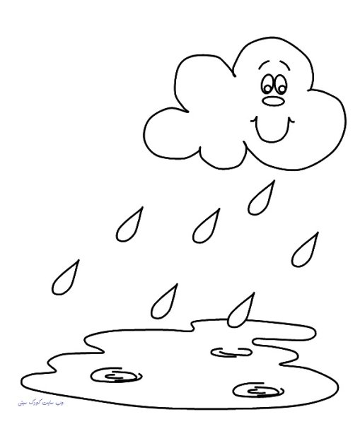 Девочка под зонтом раскраска