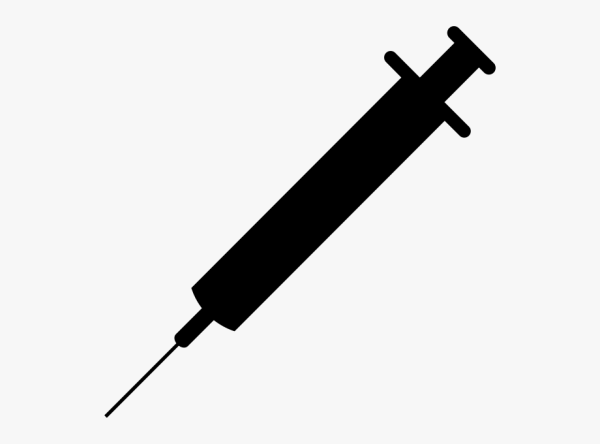 Шприц черно белый