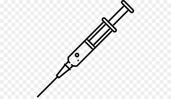 Шприц нарисованный