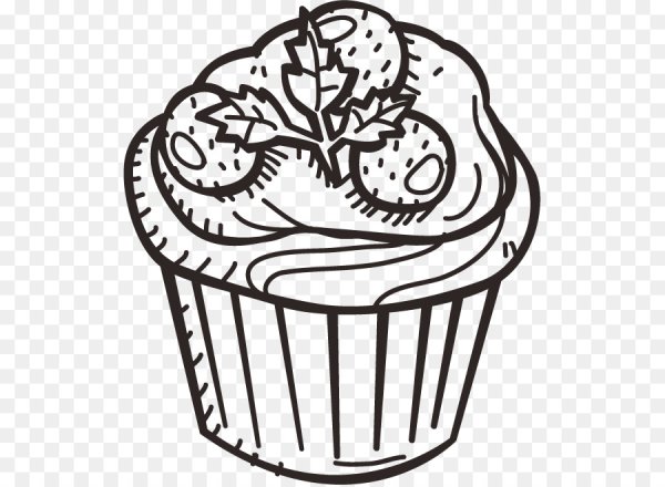 Пирожное векторное изображение