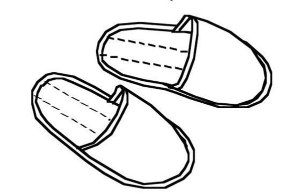 Тапочки пиктограмма