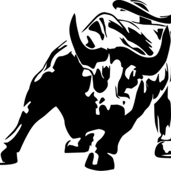 Наклейка бык на авто