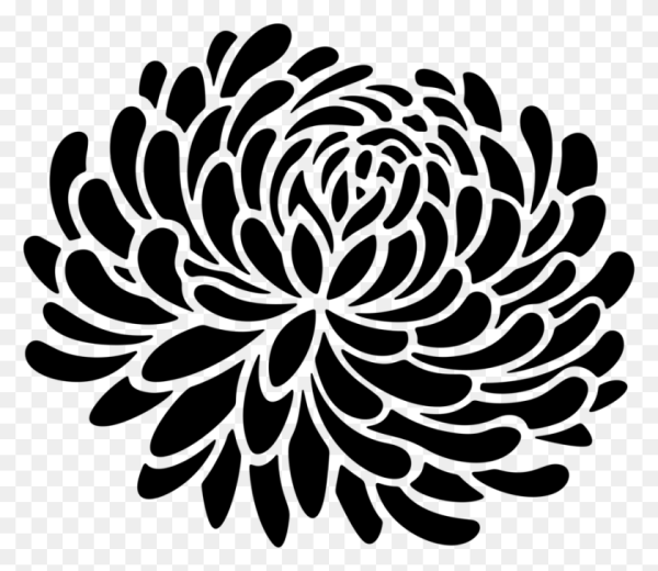 Стилизованные хризантемы